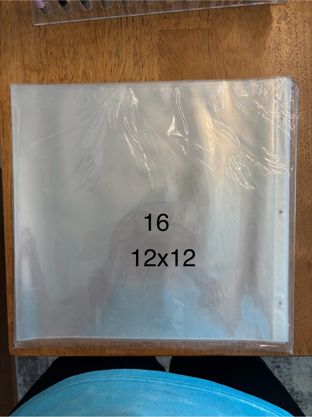 Scrapbooking page sleeves
